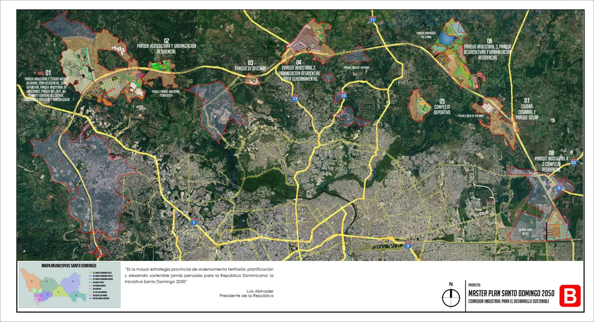 Parque industrial, Santo Domingo 2050