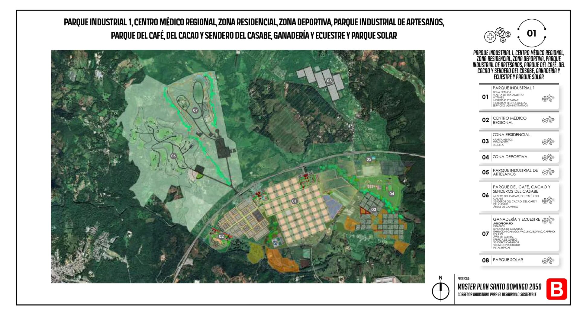 Parque industrial, Santo Domingo 2050