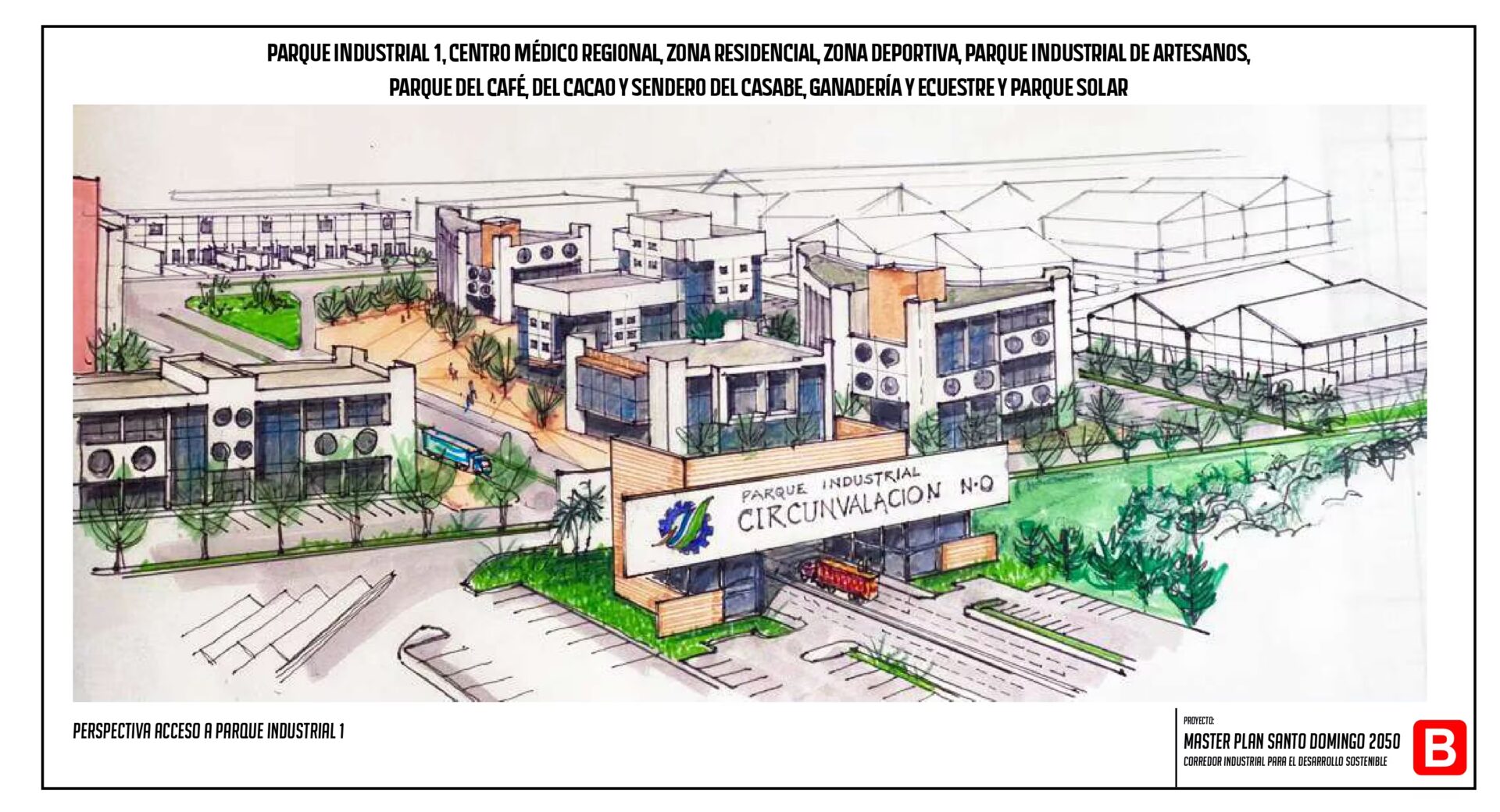 Parque industrial, Santo Domingo 2050