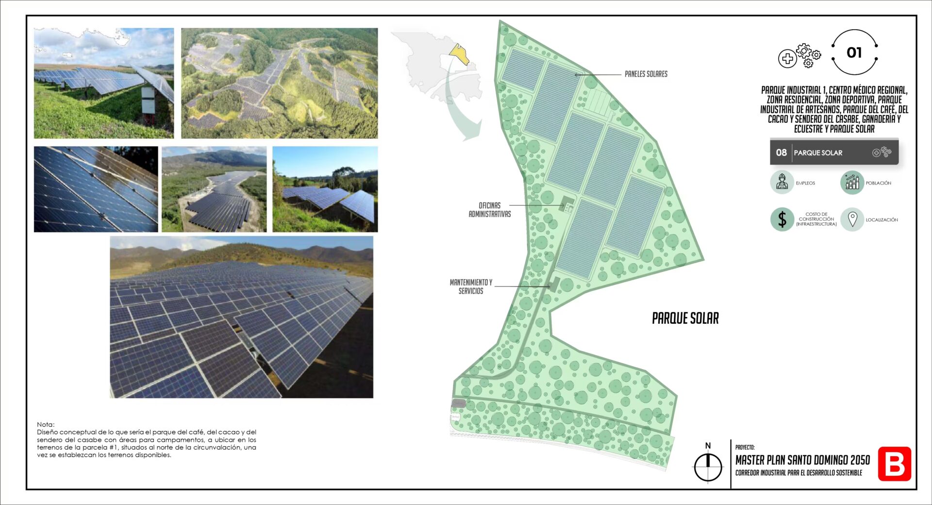 Parque industrial, Santo Domingo 2050